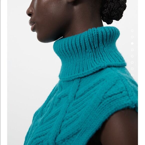 Zara fringed knit vest - Picture 6 of 11